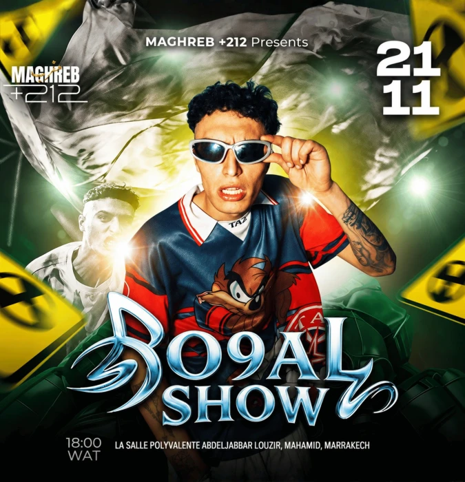Affiche et programmation – BO9AL SHOW – Marrakech