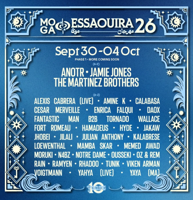 MOGA ESSAOUIRA 2026 - Artist