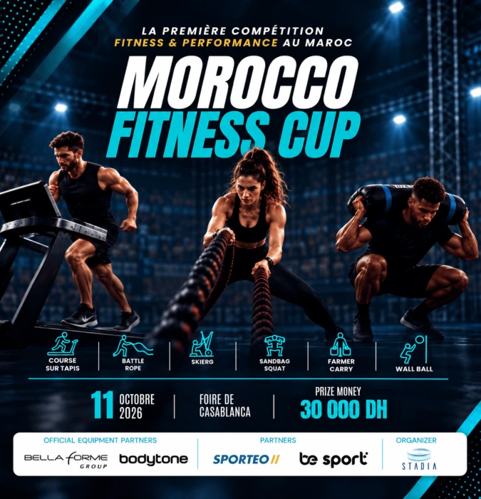 Affiche et programmation – MOROCCO FITNESS CUP 2026