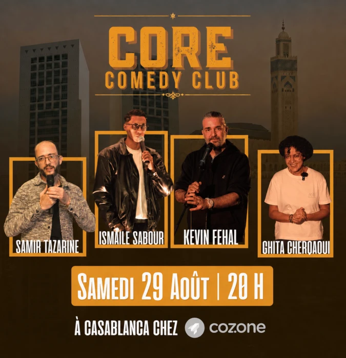 Affiche et programmation – Core Comedy Club