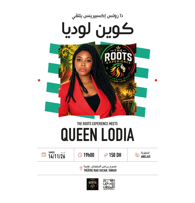Line-up poster – The Roots experience meets Queen Lodia