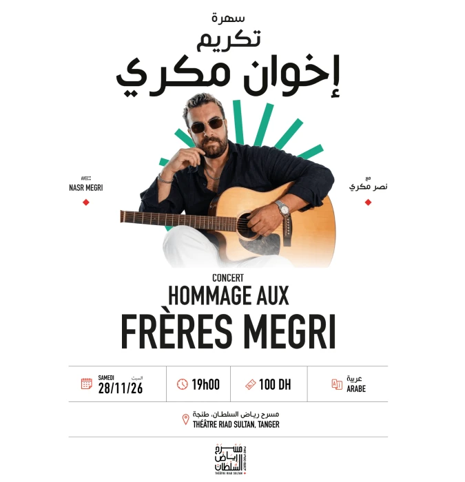 Affiche et programmation – Concert hommage aux frères Megri