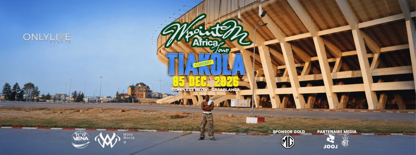 TIAKOLA EN CONCERT A CASABLANCA – Complexe Mohamed V
