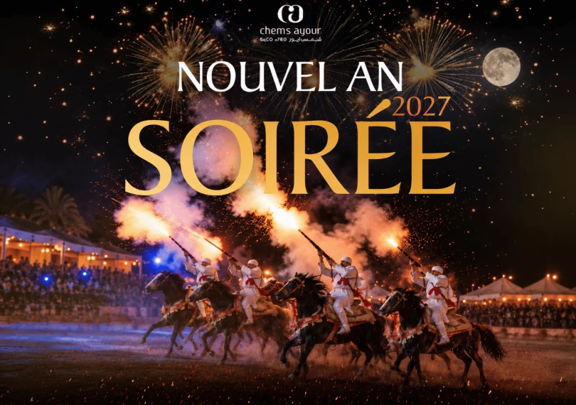 Réveillon 2027 – Dîner Marocain, Fantasia & Grande Soirée