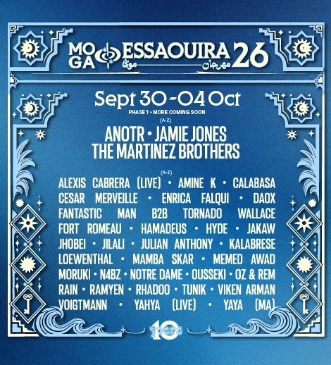 MOGA ESSAOUIRA 2026