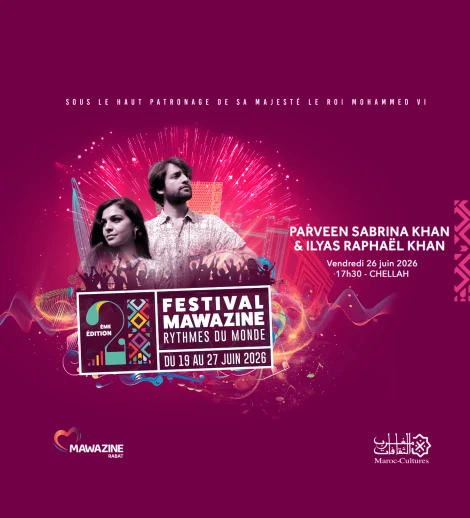 Parvin Sabrina Khan et Ilyas Raphael Khan à Mawazine
