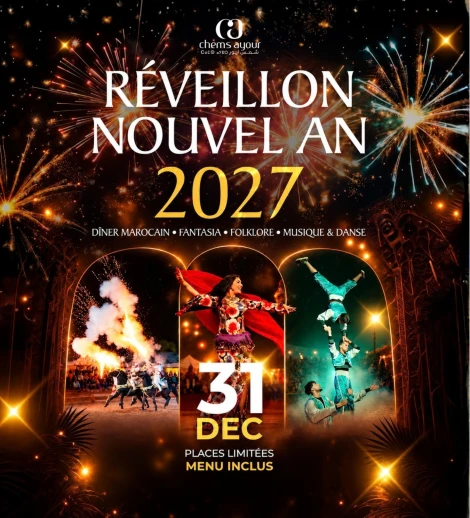 New Year’s Eve 2027 – Moroccan Dinner, Fantasia & Grand Celebration