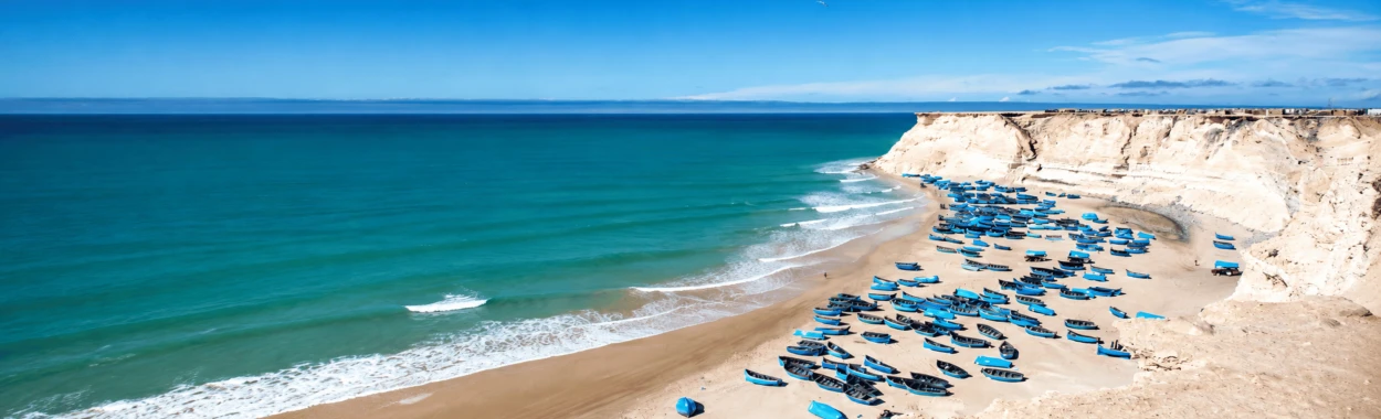 Plage pointe de l'or Dakhla